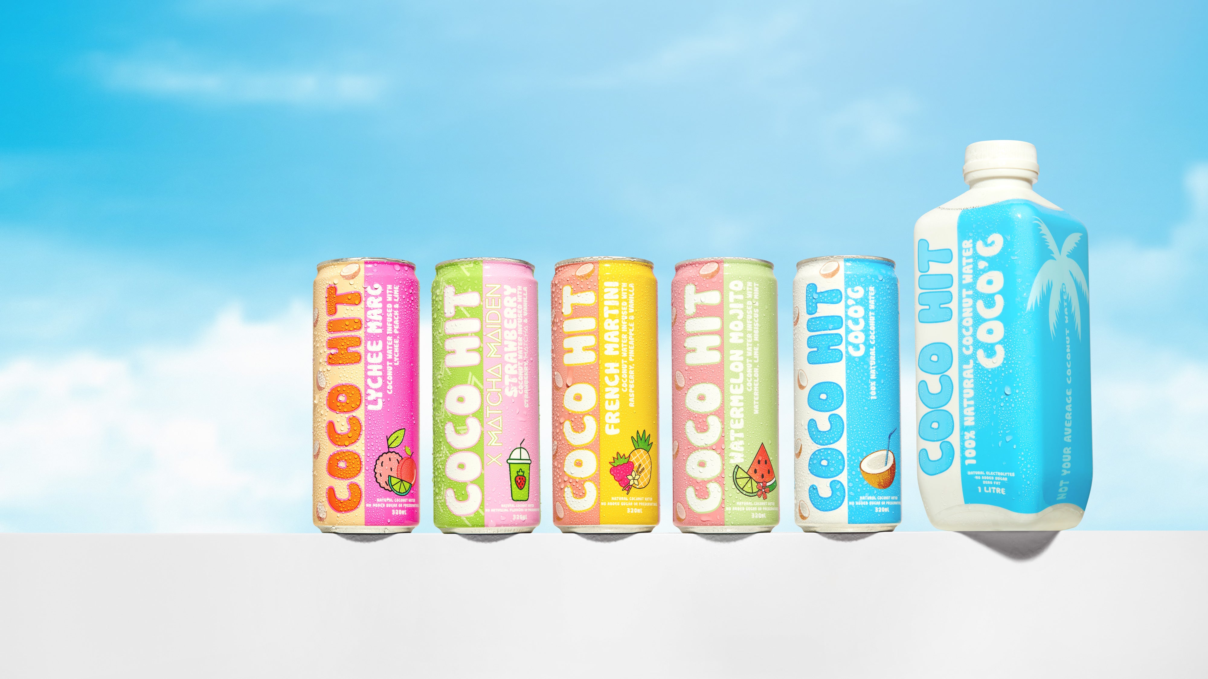 COCO HIT — Premium Flavoured Coconut Water | No Added Sugar | Australia
